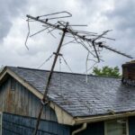 Signs of a Storm Damaged Antenna After Heavy Rain